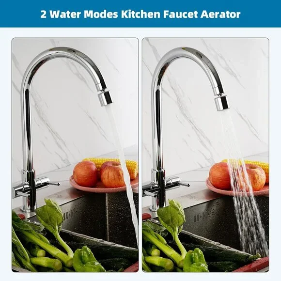 NSF/ANSI/CAN 61 Certified Faucet Aerator, CUPC Certification 360° Twist Kitchen - Picture 5 of 8
